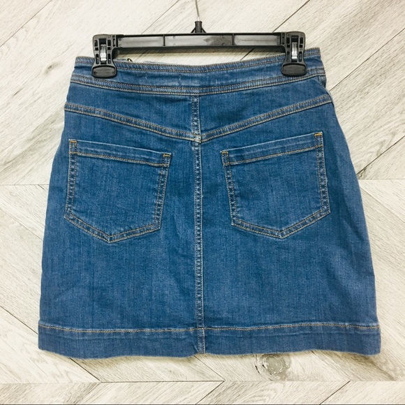 Anthropologie | Pilcro Mini Denim Double Zip Skirt - Picture 2 of 8